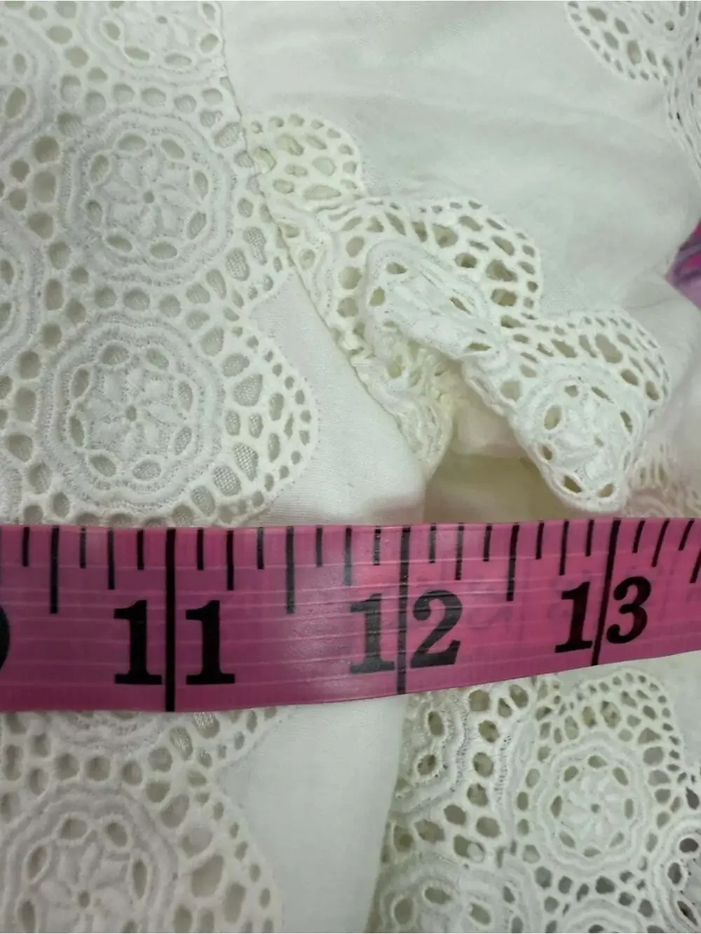 Dress Vintage  Cream Eyelet Dress